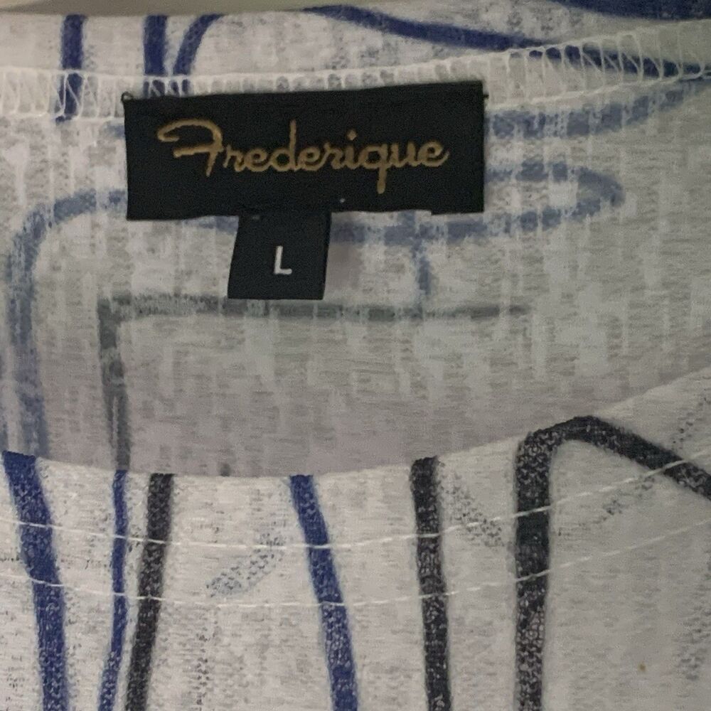 Frederique Dress Boutique Color Block Womens Sz L Knee Length 1/4 Sleeve - Picture 2 of 11